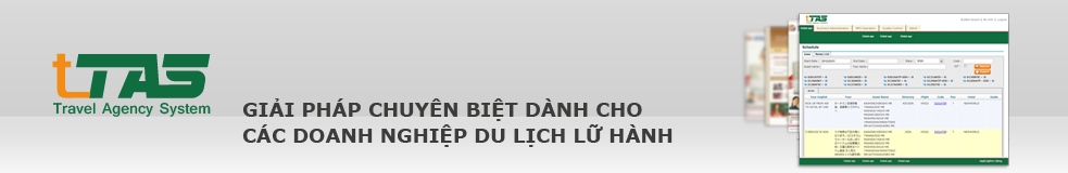 Giải pháp website du lịch tTAS